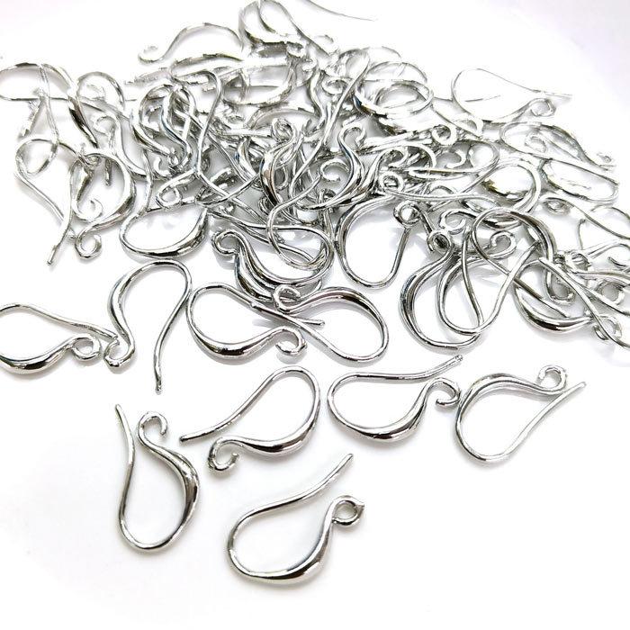 真空蒸着メッキ(K18 K14) 銅製 U字型 フックピアス 約17mm 103 ペア