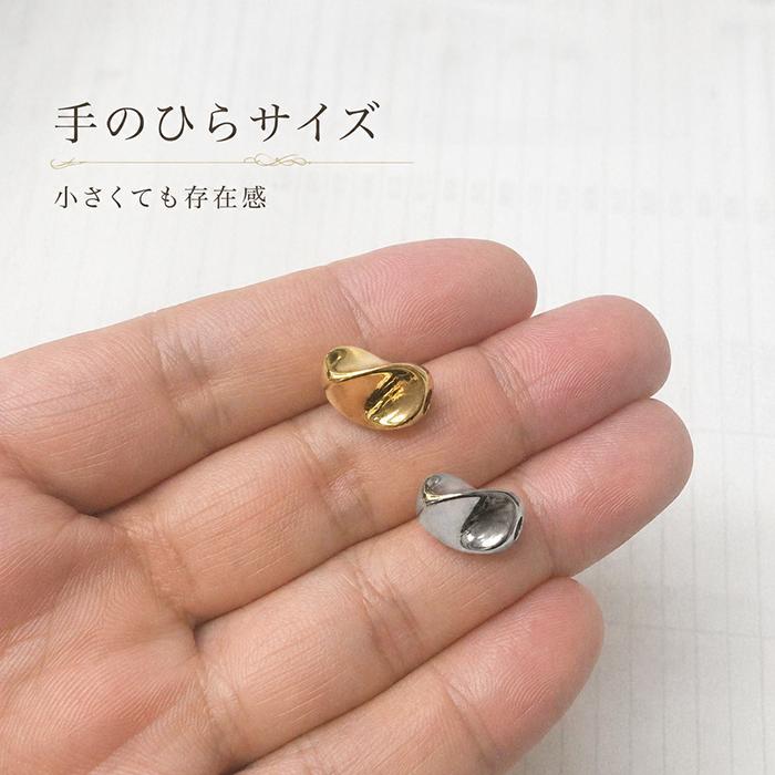 ポイント5倍☆ ステンレス製304 S字(シルバー)ロンデルビーズ 8×5.5mm