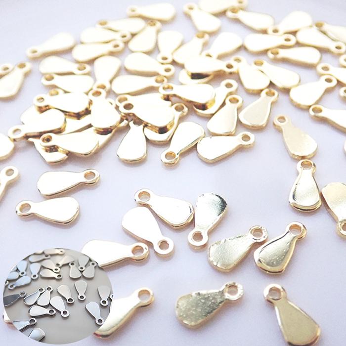 ヤフー店専用【ステンレス製】しずく型チャーム 雫型 小サイズ