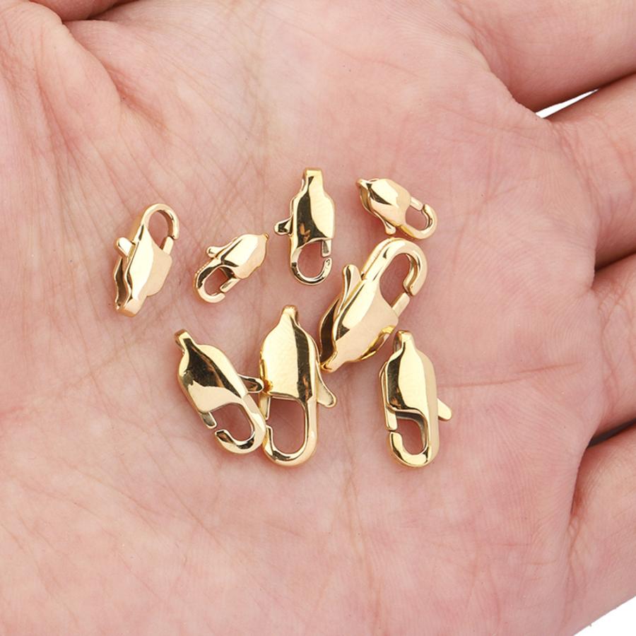 ステンレス 304【 カニカン 2色】ゴールド 1個 金属アレルギー対応