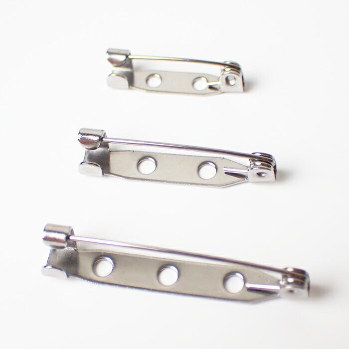 7. サージカルステンレス 造花ピン 19mm】 5個売り ブローチピン