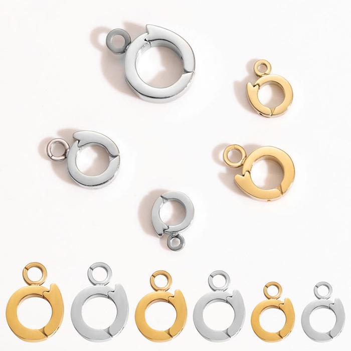 ステンレス304 クリッカー 1個 開閉式 バチカン 金具 ハンドメイド