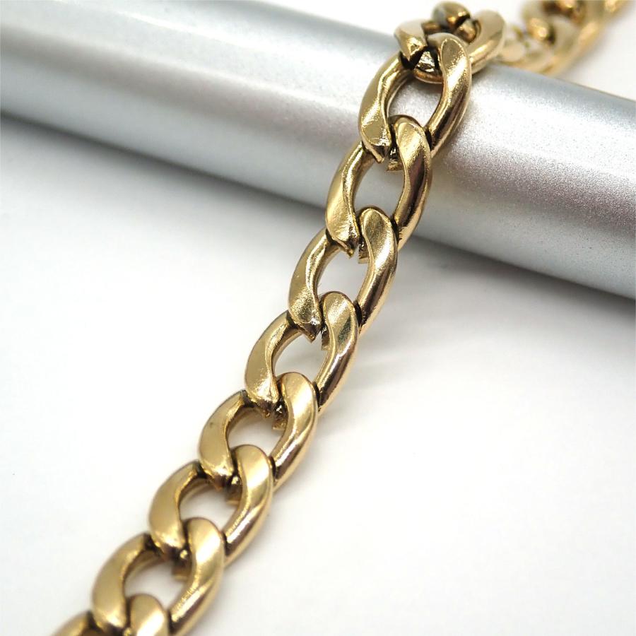 シルバー【切り売り/約1m】SUS304 ステンレス チェーン 幅5mm