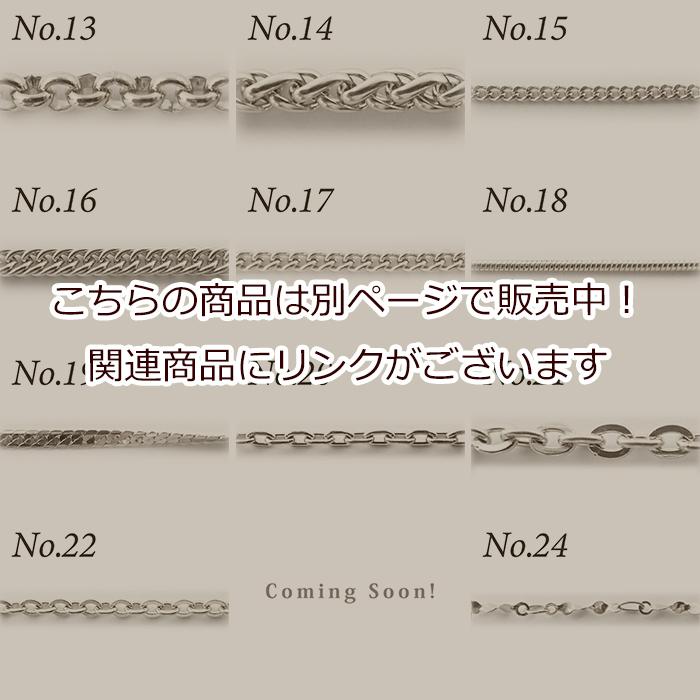 サージカルステンレス製 ネックレスチェーン付 約45cm シルバー No.31