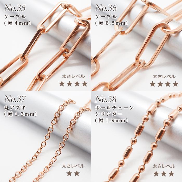ポイント5倍☆ サージカルステンレス製 ネックレスチェーン 金具付 約