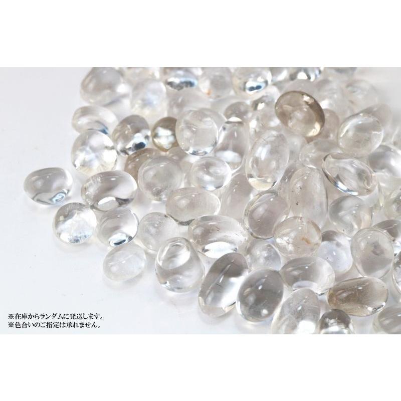 ポイント5倍☆ 天然石さざれ 水晶 タンブル 20~30mm 穴なし 約100g