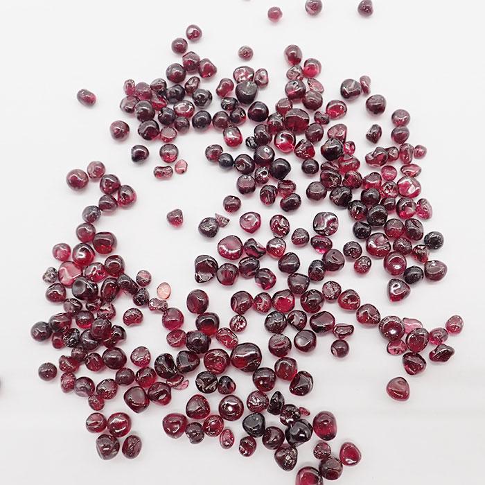 天然石さざれ ガーネット 2~4mm 穴なし 約100g 天然石 パワーストーン