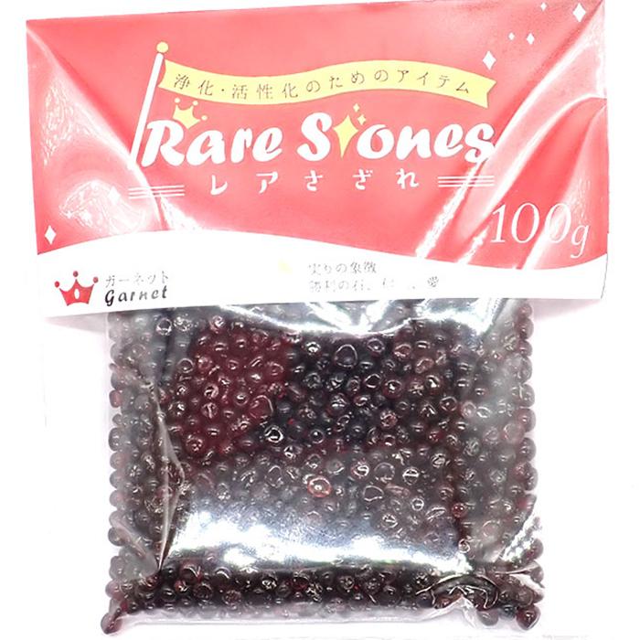 天然石さざれ ガーネット 2~4mm 穴なし 約100g 天然石 パワーストーン