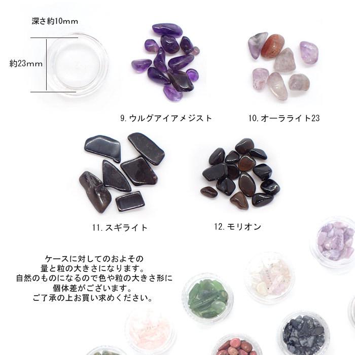 天然石 小 プチさざれ (穴なし) 93 │ チップ 樹脂 デコ パーツ