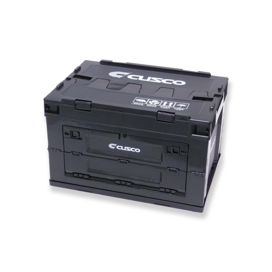 クスコ（CUSCO） 折りたたみコンテナボックス 50L ブラック N01 BOX 50 : パーツ屋さん - 通販 - Yahoo!ショッピング