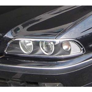 BMW メッキヘッドライトリング ヘッドランプリム E39セダン/ツーリング MテクアルピナハーマンAC