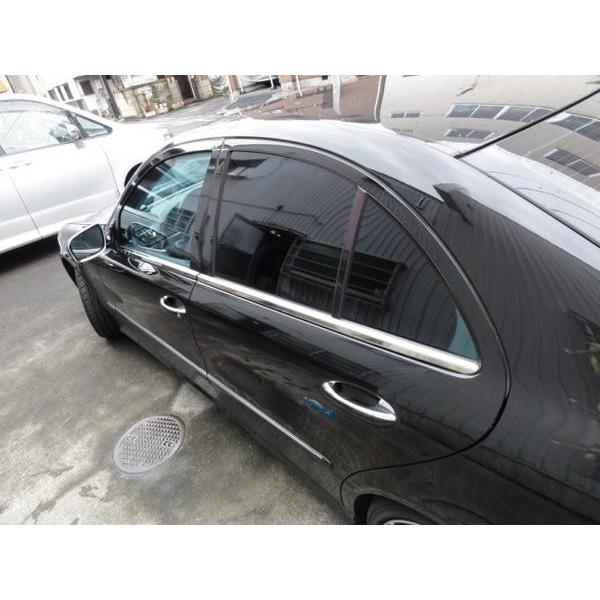 ベンツ 鏡面ステンレスウィンドーフレームトリムW163ML270ML320ML350ML430ML55AMG