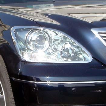 トヨタ クロームメッキヘッドライトリング ヘッドリム セルシオ30系31系 後期用ls430 パーツヤードオンリーワン1 通販 Yahoo ショッピング