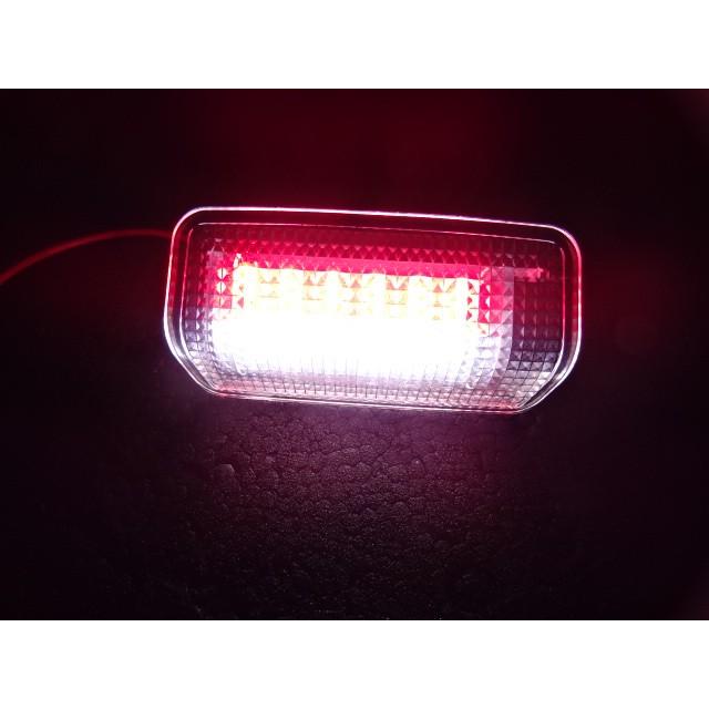 トヨタ 2色 白点灯/赤点滅 専用設計 LEDカーテシランプ ドアアンダー