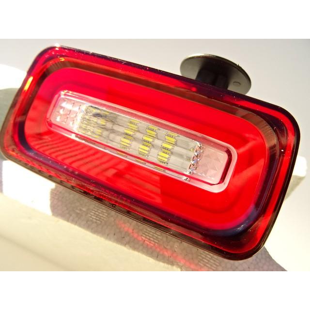 ベンツ 07ｙルック LEDバックフォグランプ リアフォグ バックランプ (レッド) W463ゲレンデ G320G500G550G32G55 AMGブラバスロリンザーカールソン_3