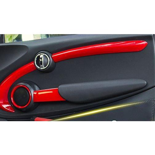  MINI インテリア ドアパネル チェッカー F55 ワン クーパー BMW ミニ MINI F55 内装セット 12P インテリア カバー チェッカー