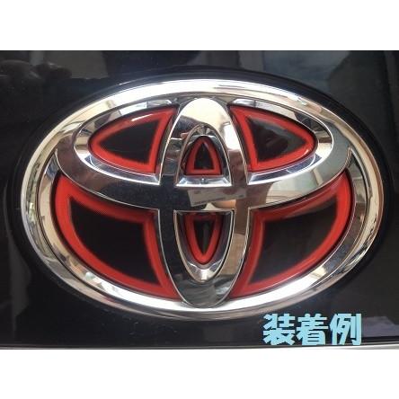 トヨタ ヒートエンブレムシート レッド カローラアクシオ160系 赤 T49 パーツヤードオンリーワン1 通販 Yahoo ショッピング
