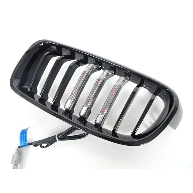 新品　 F30 LEDグリル3色 BMW F30 F31 F34 3シリーズ Mカラー LED グリル フロント 3色