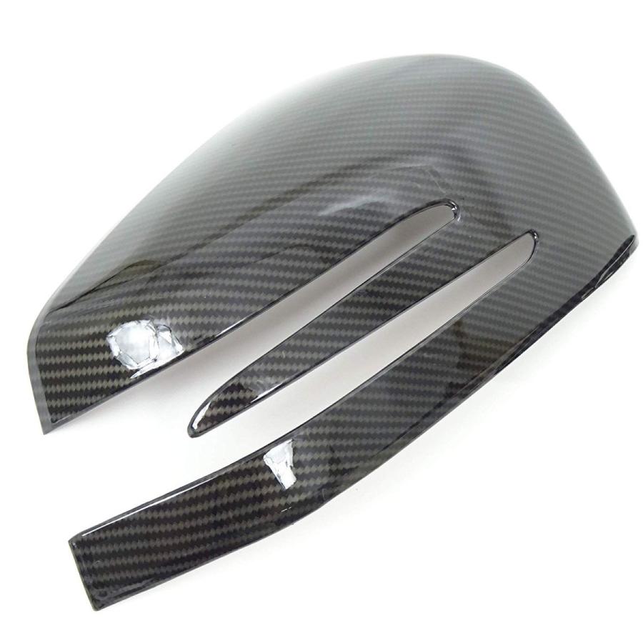 メルセデスベンツ GLクラス X166 GL　ブラックカーボンルック カーボン調 ドアミラーカバー サイド ミラー カバー 3230