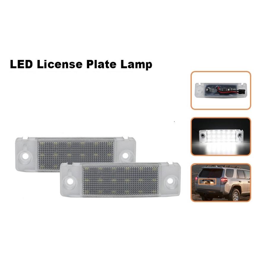 激白光 ! 交換式 LED ナンバー灯 ライセンス ランプ トヨタ 