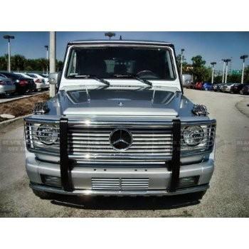 ベンツ w463 ゲレンデ Gクラス ステンレスフロントグリルガード