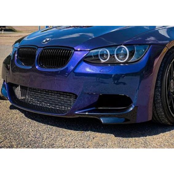 スポーティ全開♪ BMW カーボン ルック フロントバンパー カバー E92 