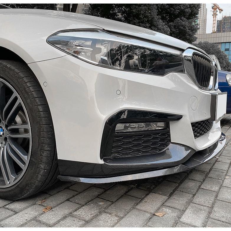 スポーティ全開♪ BMW カーボン ルック フロントバンパー リップ 
