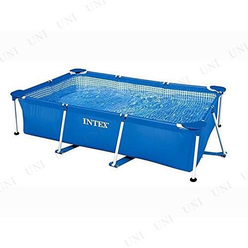 INTEX   プール　　220✖️150✖️60 INTEX(インテックス) レクタングラフレームプール 220×150×60cm