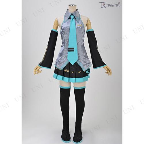 【中古美品】初音ミク コスプレ衣装【女性Mサイズ】 ACOS/VOCALOID2/初音ミク/女性用Mサイズ(日本サイズ)/コスプレ衣装
