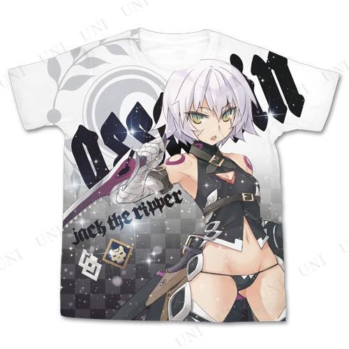 FGO アサシン ジャックザリッパー フルグラフィックTシャツ ホワイト L