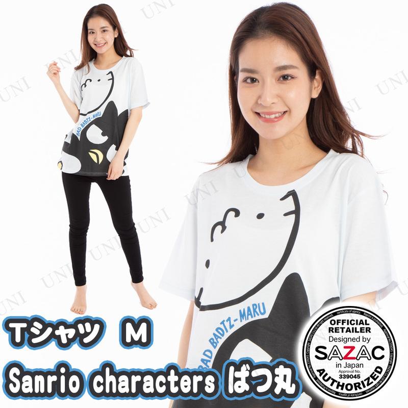 SAZAC(サザック) Sanrio characters ばつ丸Tシャツ ブルー レディスM｜party-honpo