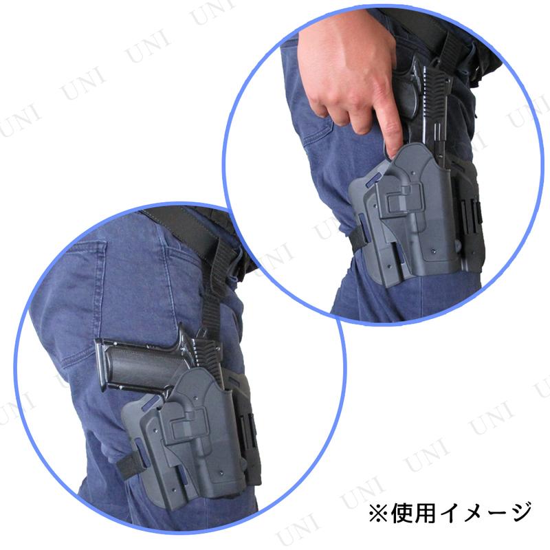 コスプレ 仮装 [2種類セット] Uniton ガンホルダー+水鉄砲 ブラック