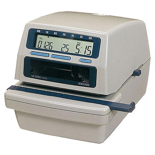 AMANO NS-5000 series タイムレコーダー 本体 取寄品】 電子タイムスタンプ NS-5000 タイムレコーダー オフィス用品