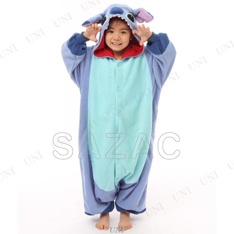 コスプレ 仮装 SAZAC(サザック) フリース着ぐるみ スティッチ 子供用