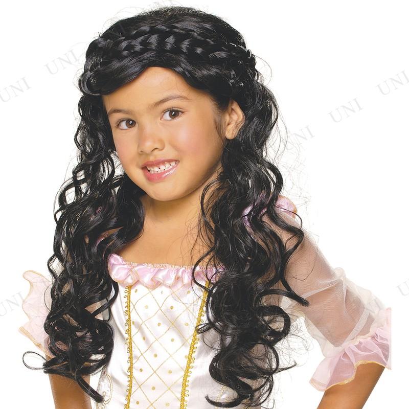 コスプレ 仮装 プリンセスウィッグ(ブラック) かつら・ウィッグ プチ