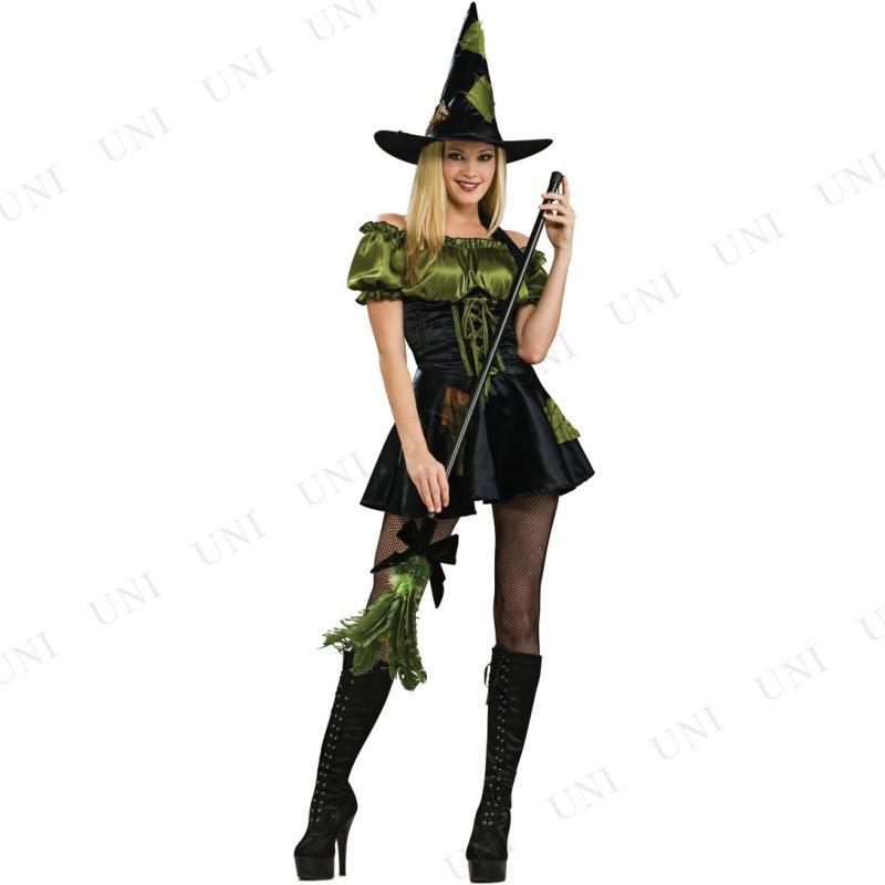 安いそれに目立つ ハロウィン 衣装 仮装 コスプレ コスチューム S 大人用 グリーンパッチウィッチ 可愛い コスチューム衣装 Www Goldenshoppingcalhau Com Br