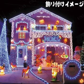LEDストレートライト200球 ミックス球 グリーンコード ドウシシャ
