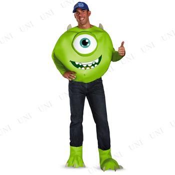 コスプレ 仮装 DXマイク 大人用 XL(42-46) 大きいサイズ Disguise モンスターズ・ユニバーシティ コスチューム 仮装 コスプレ衣装 ディズニー 着ぐるみ 帽子付き