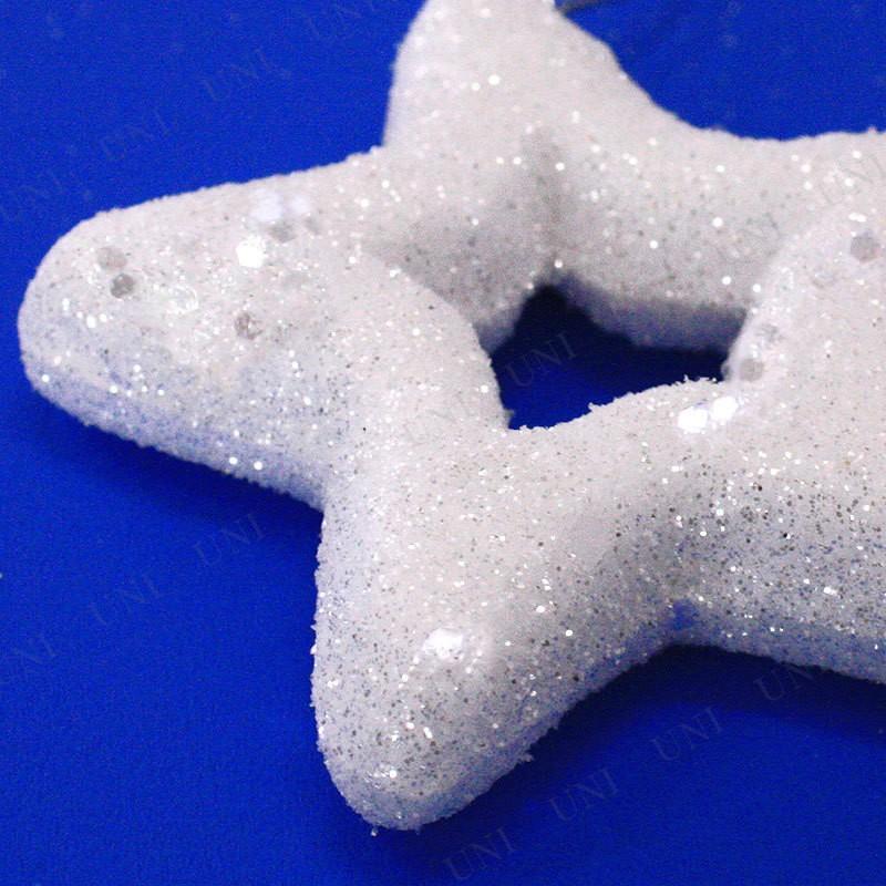 クリスマス ツリー オーナメント シュガースター 6個セット 砂糖菓子
