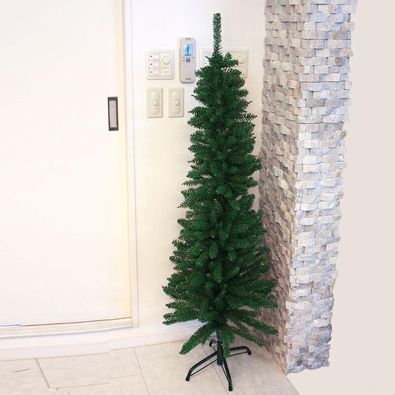 150cm 緑色クリスマスツリー クリスマスツリー 150cmクリスマススリムツリー スリム型ツリー サイズ