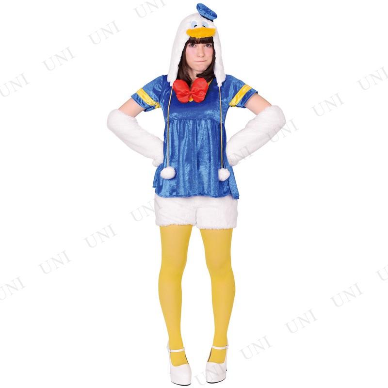 コスプレ 仮装 大人用モコモコドナルドダック ディズニー 仮装