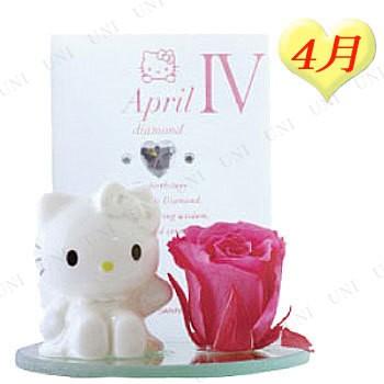 ハローキティ バースデーKitty 4月 (ダイアモンド) 誕生石