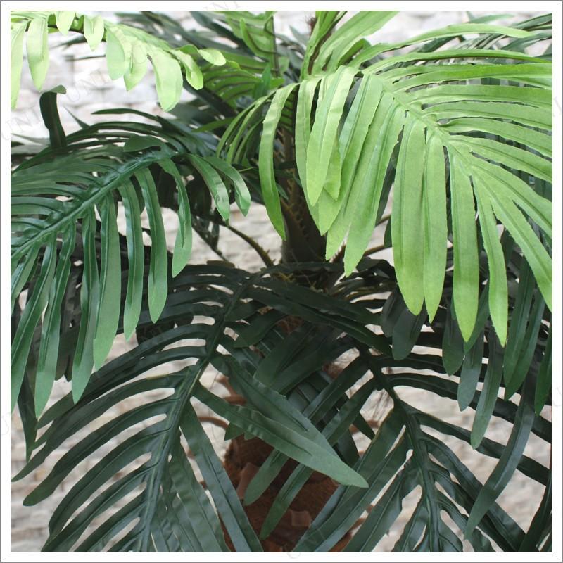 人工観葉植物 光触媒 パームヤシ 180cm ユニエンタープライズ インテリア 光触媒加工 お客様組立商品の画像