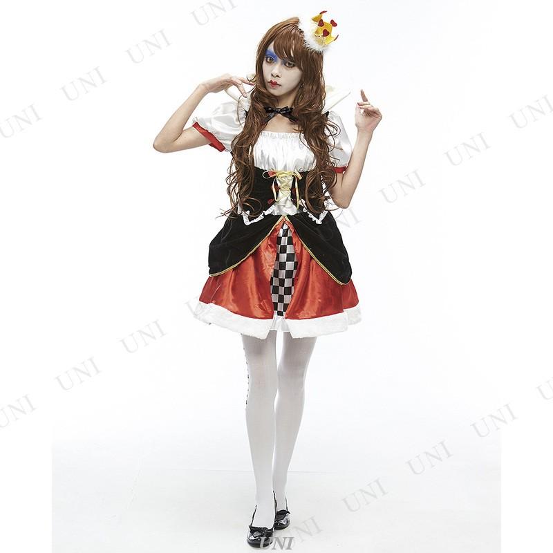バンダイ ハートモチーフ コスチューム 100cm~ コスプレ 仮装 マリオネット ハートクイーン 不思議の国のアリス