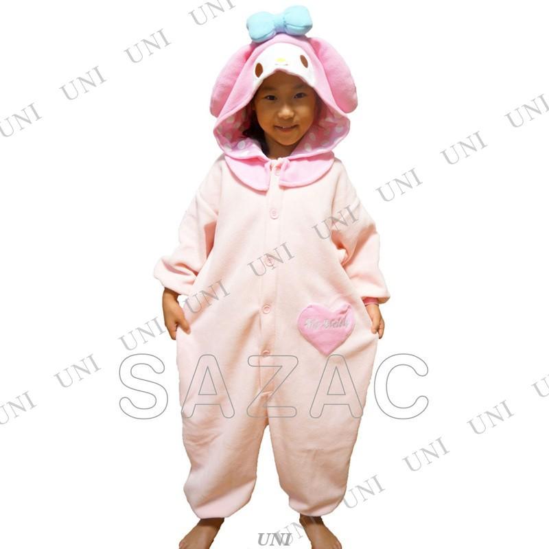 コスプレ 仮装 SAZAC(サザック) フリース着ぐるみ マイメロディ 子供用