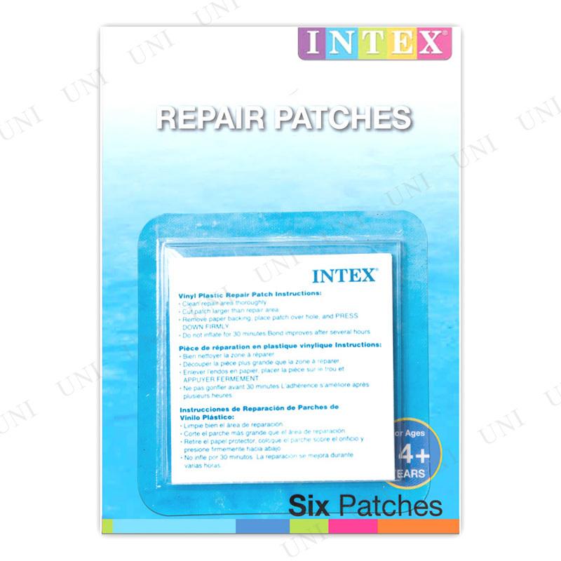 INTEX(インテックス) リペアパッチ 59631 (7×7cm 6枚入) 補修用パッチ