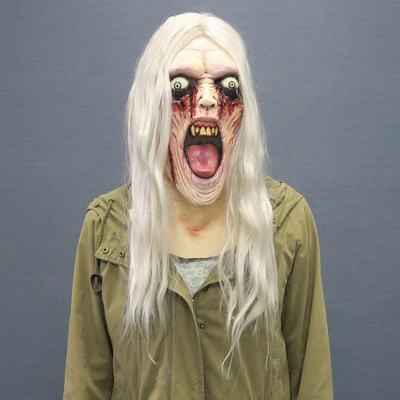 コスプレ 仮装 ゾンビ老婆マスク Ghoulish プチ仮装 コスプレ小物