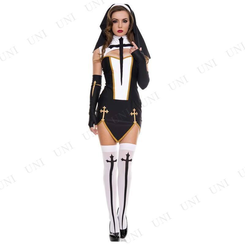 コスプレ 仮装 バッド・シスター SM 【 コスプレ 衣装 ハロウィン 仮装 レディース 服 コスチューム シスター パーティーグッズ 修道女 大人用 余興 女性用 修道服 】 コスプレ 仮装 バッド シスター SM 衣装 ハロウィン レディース