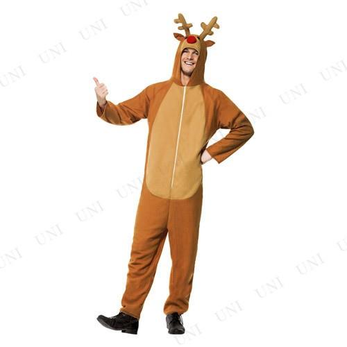 トナカイ コスプレ トナカイスーツ 大人用 L クリスマス衣装/メンズ