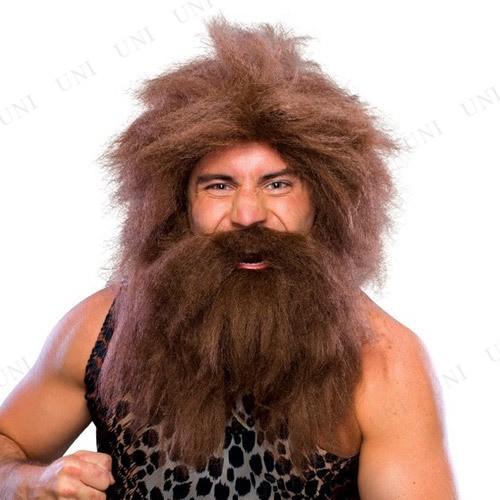 コスプレ 仮装 衣装 ハロウィン パーティーグッズ かつら 原始人 ウィッグ 口髭セット Majesticxpress Com